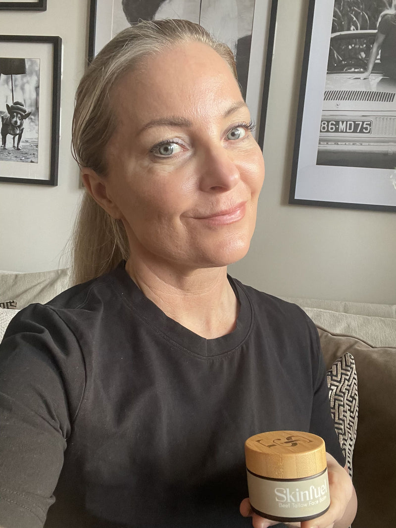 Hudvårdsresultat före och efter